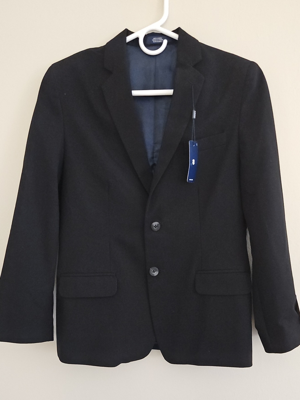 NWT Izod Black Kids Two-Button Suit & Pants, Size 12